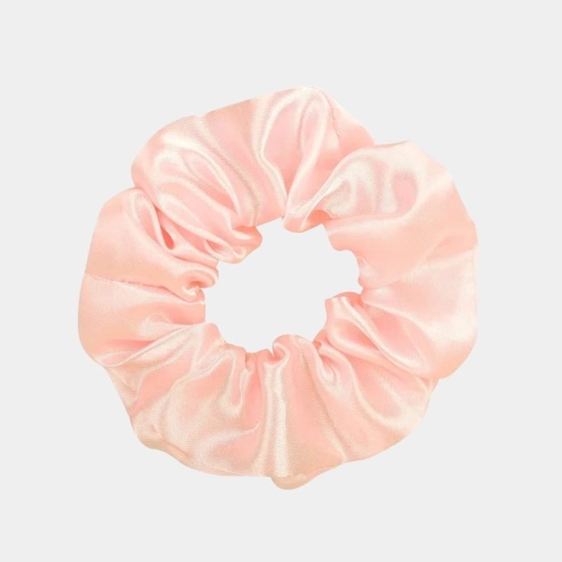 chouchou satin rose pale meolina