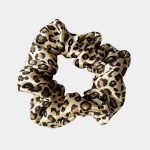 chouchou soie leopard meolina