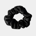 chouchou soie noir meolina