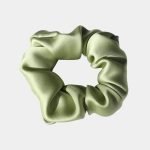 chouchou soie vert avocat meolina