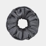 chouchou velours gris fonce meolina