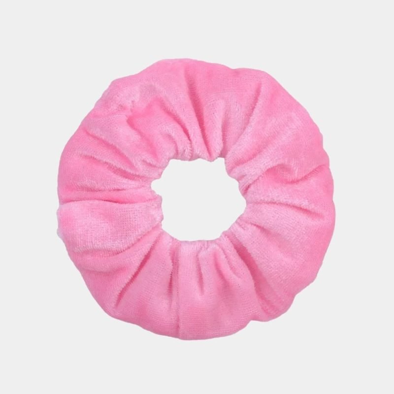 chouchou velours rose meolina