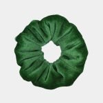 chouchou velours vert emeraude meolina