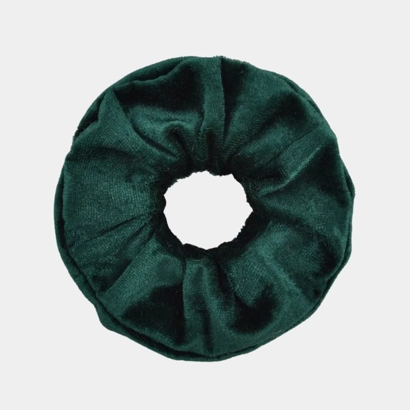 chouchou velours vert fonce meolina