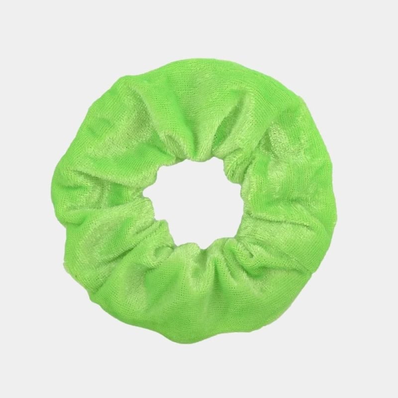 chouchou velours vert meolina