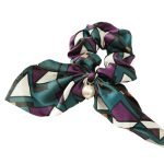 chouchou vert emeraude abstrait ferfv