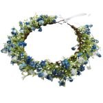 couronne de fleurs bleuet