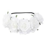 couronne fleurs blanches