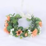 couronne fleurs colore