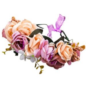 couronnes roses orange violet bc