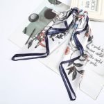 foulard cheveux blanc fleurs