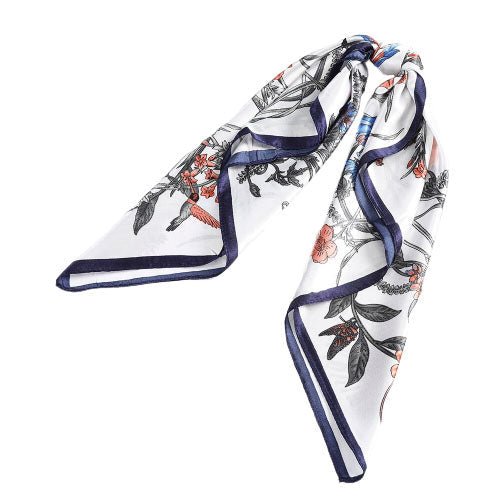 foulard cheveux blancs fleurs foulard cheveux blancs fleurs