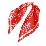foulard cheveux etoiles rouges fsfz