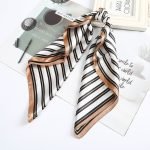 foulard cheveux marrons