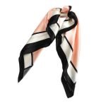 foulard cheveux rose