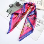 foulard rose passion fleurie