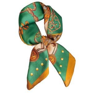 foulard soie cheveux