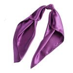 foulard violet satin sqcqsc