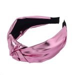 headband rose metallise