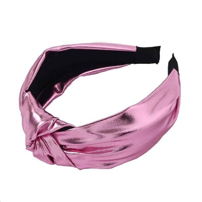 headband rose metallise headband rose metallise