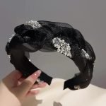 serre tete bijou noir