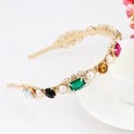 serre tete bijoux strass carre