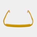 serre tete carre plastique jaune moutarde meolina