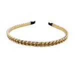 serre tete chaine doree