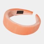 serre tete corail epais velours meolina