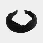 serre tete croise noir tissu meolina