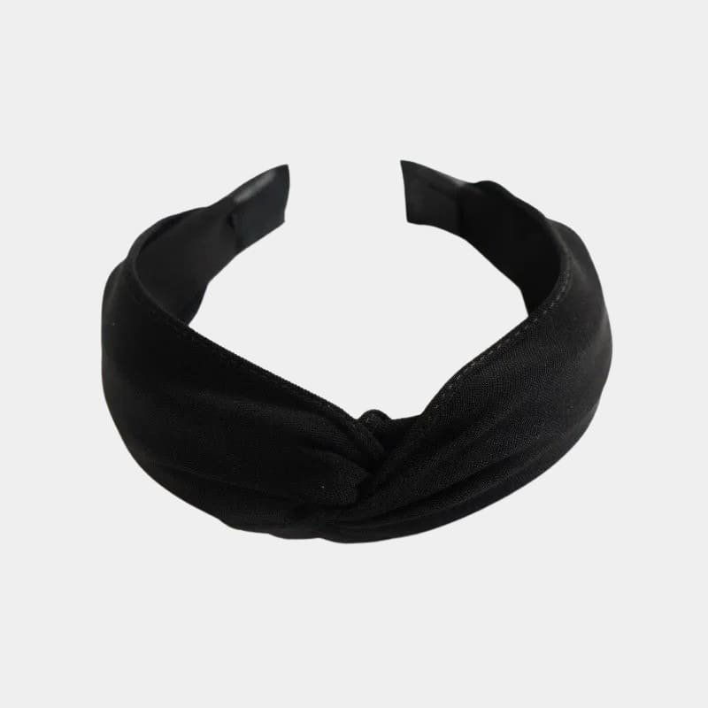 serre tete croise noir tissu meolina serre tete croise noir tissu meolina