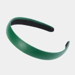 serre tete cuir vert meolina