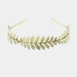 serre tete feuille dore meolina