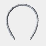 serre tete fin bleu nuageux soie meolina