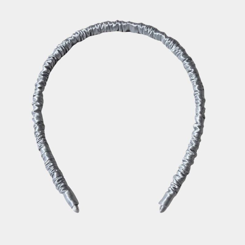 serre tete fin bleu nuageux soie meolina