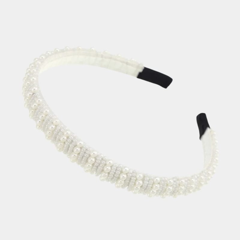 serre tete fin perle taille f meolina serre tete fin perle taille f meolina