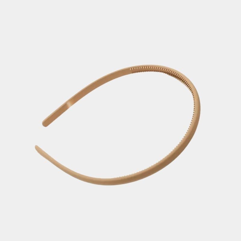 serre tete fin plastique beige dents meolina serre tete fin plastique beige dents meolina