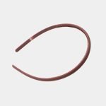 serre tete fin plastique marron taupe dents meolina