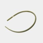 serre tete fin plastique vert dents meolina