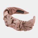 serre tete large rose plisse meolina