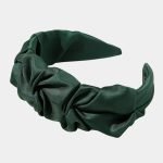 serre tete large vert plisse meolina