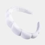 serre tete matelasse blanc meolina