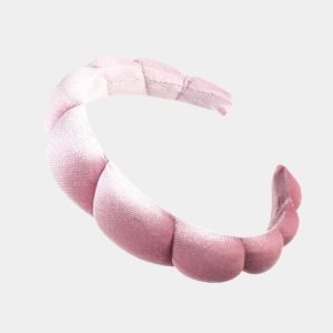 serre tete matelasse rose meolina