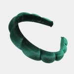 serre tete matelasse vert meolina