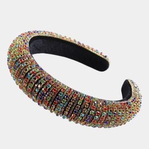 serre tete multicolore strass meolina