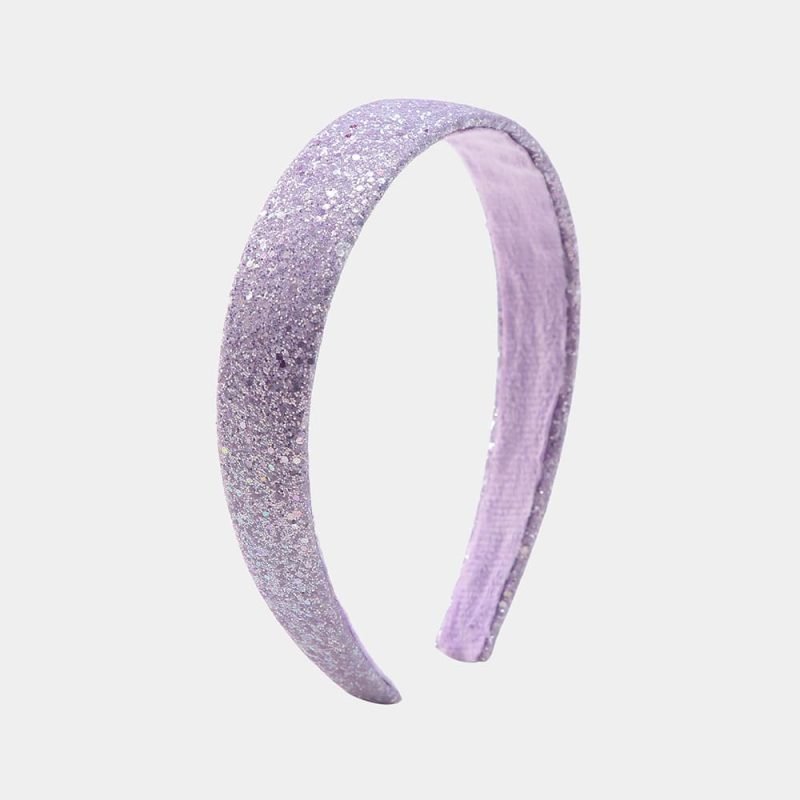 serre tete paillette violet meolina