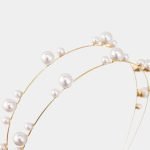 serre tete perle double rang dore meolina 2