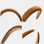 serre tete rembourre marron velours meolina 2