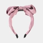 serre tete rose noeud tissu meolina 2