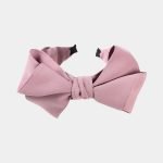 serre tete rose noeud tissu meolina 3